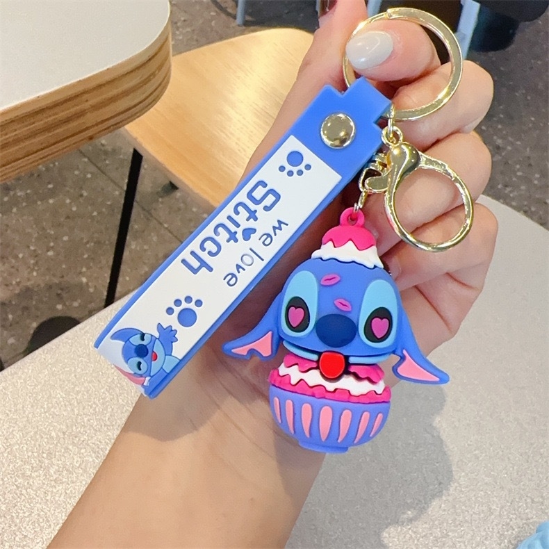 Карикатурна тенденция stilbe серия ключодържател висулка ключодържател за кола видео игра град изискан малък подарък на едро