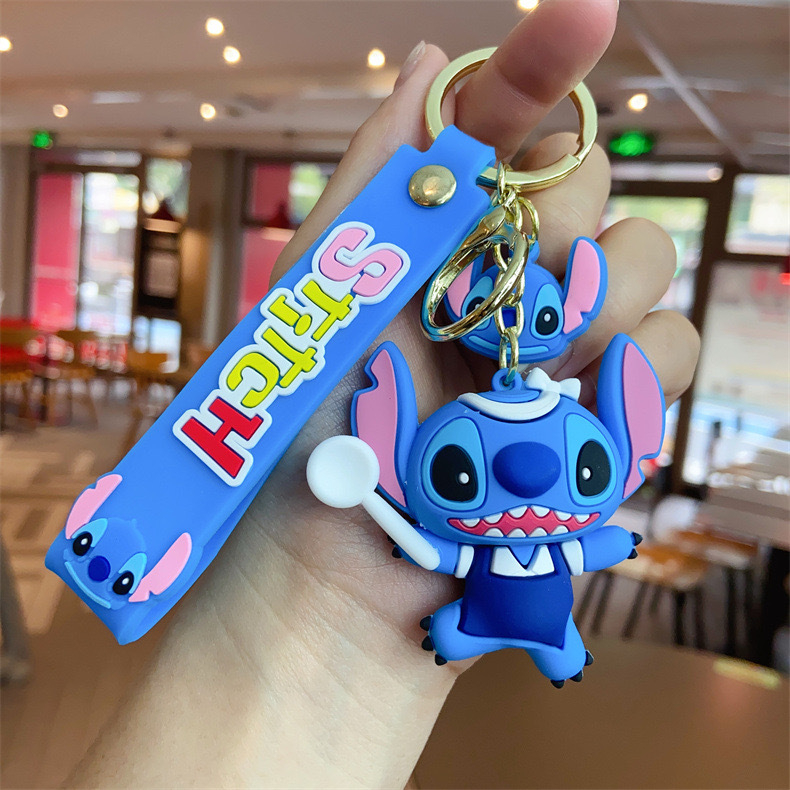 Карикатурна тенденция stilbe серия ключодържател висулка ключодържател за кола видео игра град изискан малък подарък на едро