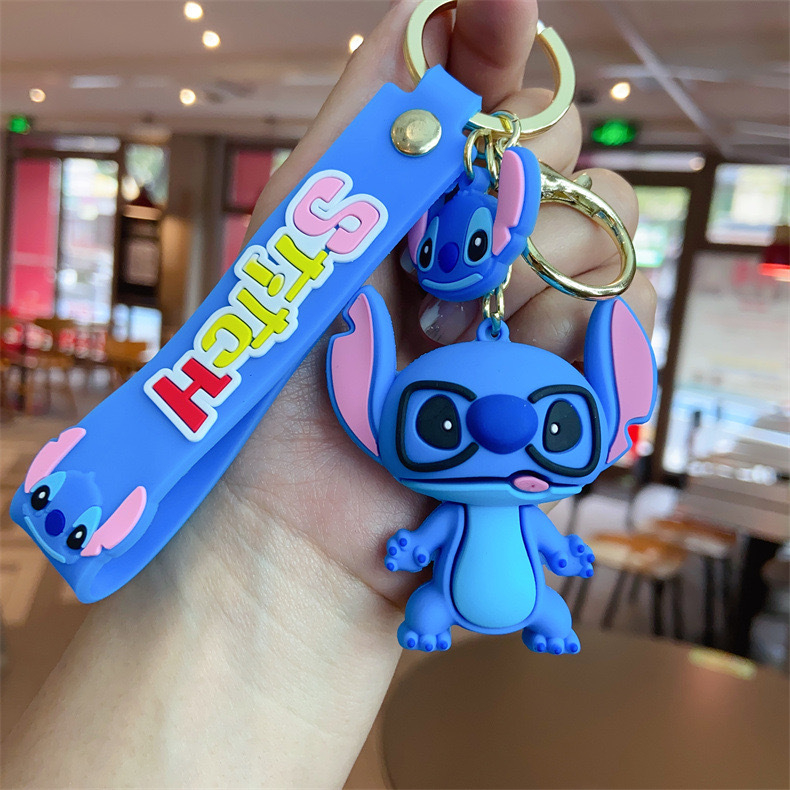 Карикатурна тенденция stilbe серия ключодържател висулка ключодържател за кола видео игра град изискан малък подарък на едро