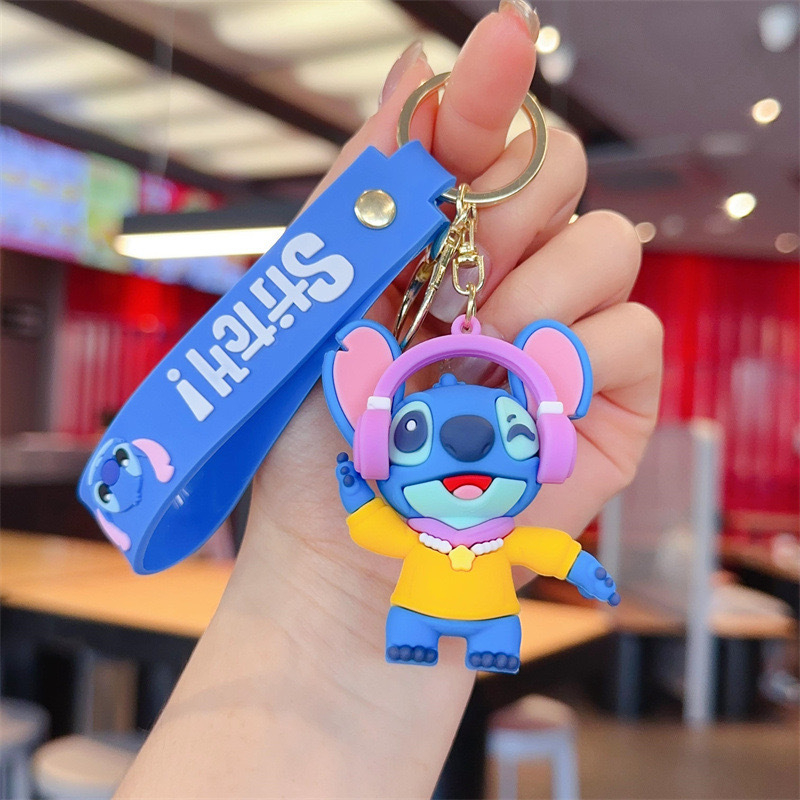 Карикатурна тенденция stilbe серия ключодържател висулка ключодържател за кола видео игра град изискан малък подарък на едро