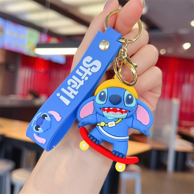 Карикатурна тенденция stilbe серия ключодържател висулка ключодържател за кола видео игра град изискан малък подарък на едро