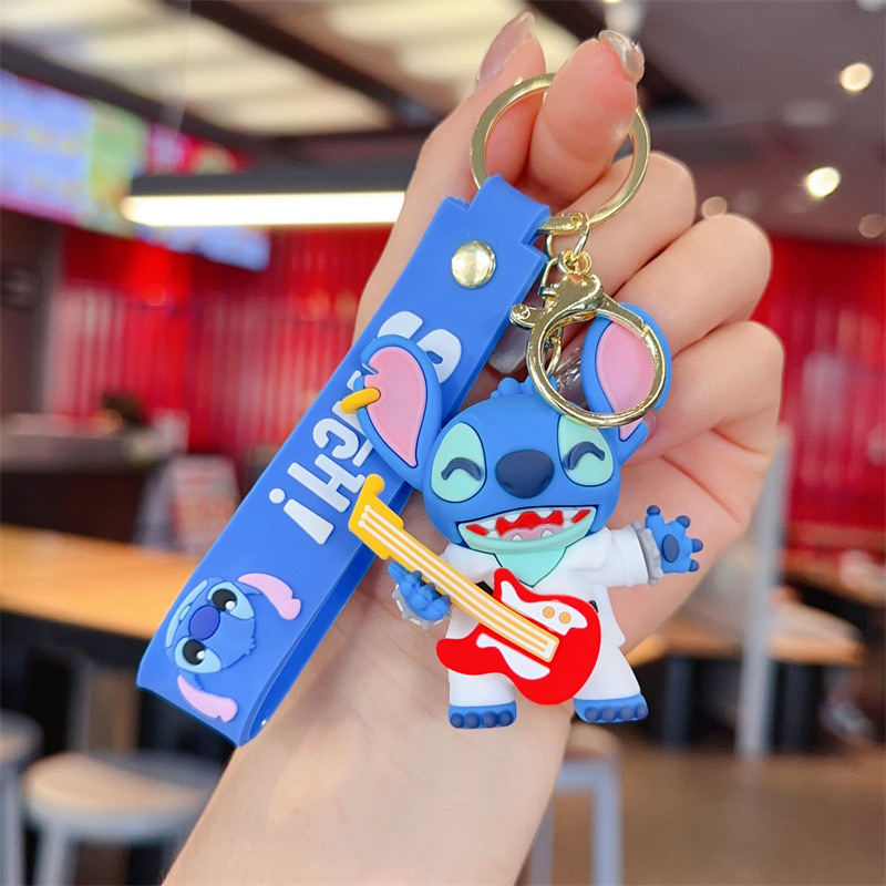 Карикатурна тенденция stilbe серия ключодържател висулка ключодържател за кола видео игра град изискан малък подарък на едро