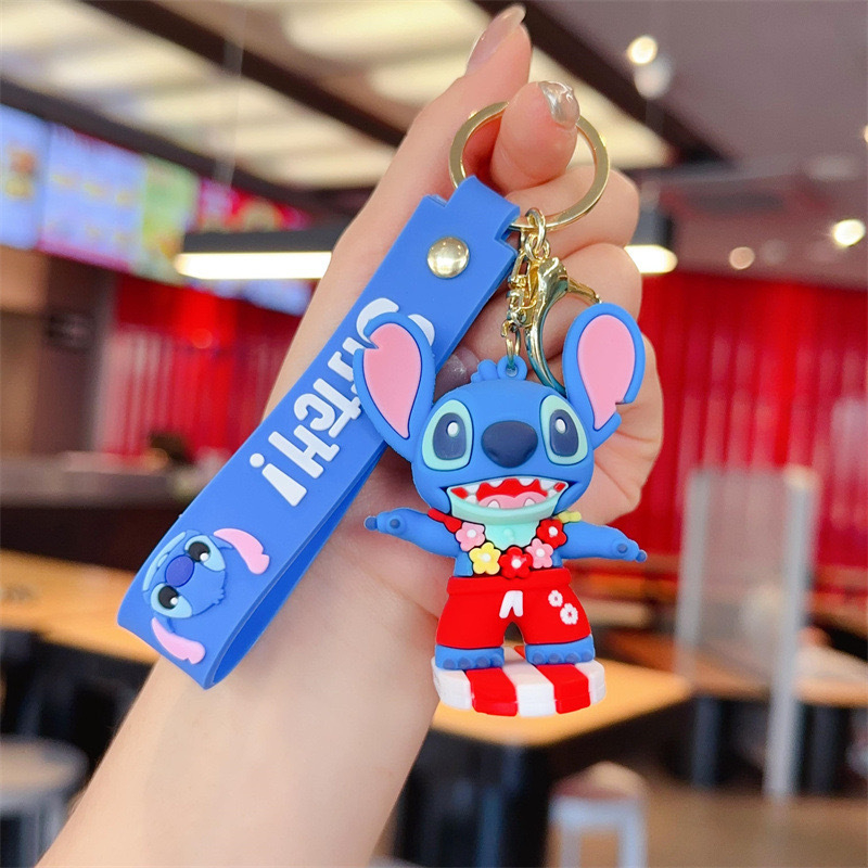 Карикатурна тенденция stilbe серия ключодържател висулка ключодържател за кола видео игра град изискан малък подарък на едро