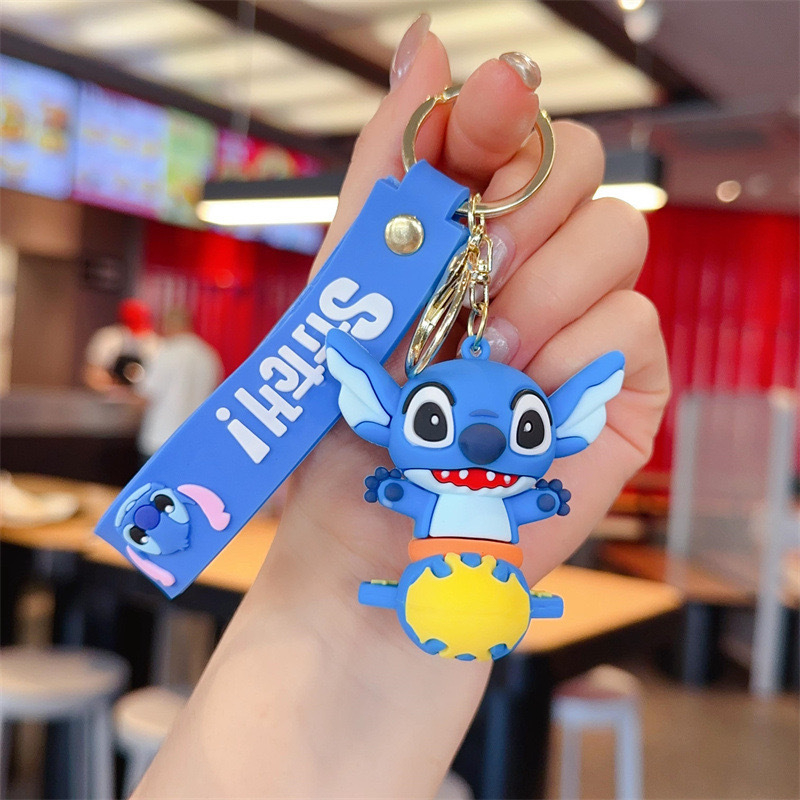 Карикатурна тенденция stilbe серия ключодържател висулка ключодържател за кола видео игра град изискан малък подарък на едро