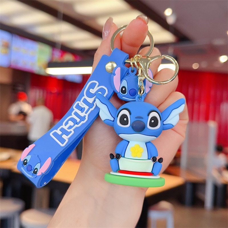 Карикатурна тенденция stilbe серия ключодържател висулка ключодържател за кола видео игра град изискан малък подарък на едро