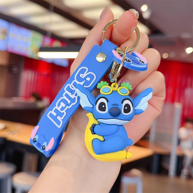 Карикатурна тенденция stilbe серия ключодържател висулка ключодържател за кола видео игра град изискан малък подарък на едро