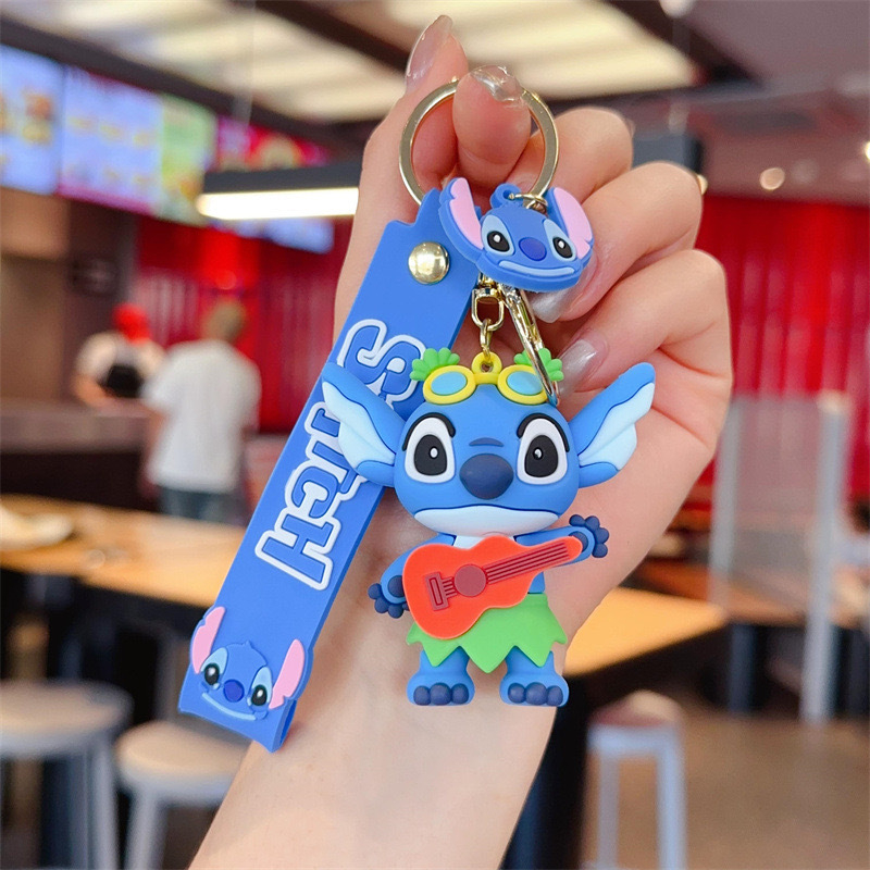 Карикатурна тенденция stilbe серия ключодържател висулка ключодържател за кола видео игра град изискан малък подарък на едро