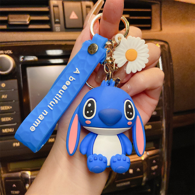 Карикатурна тенденция stilbe серия ключодържател висулка ключодържател за кола видео игра град изискан малък подарък на едро