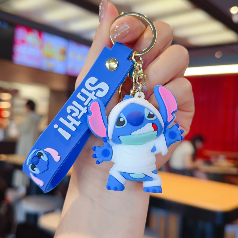 Карикатурна тенденция stilbe серия ключодържател висулка ключодържател за кола видео игра град изискан малък подарък на едро