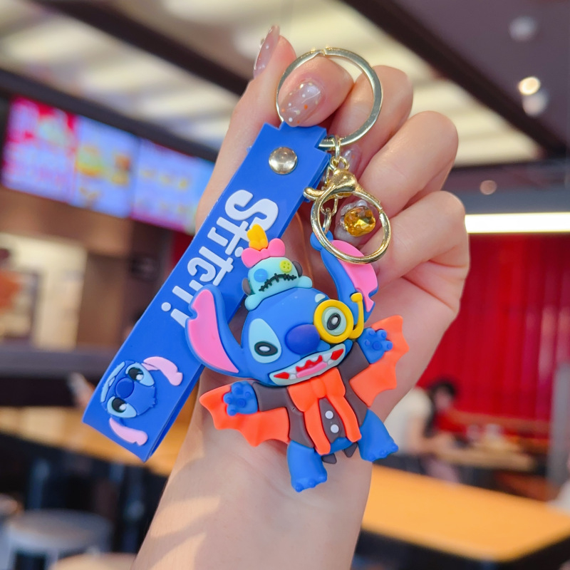 Карикатурна тенденция stilbe серия ключодържател висулка ключодържател за кола видео игра град изискан малък подарък на едро