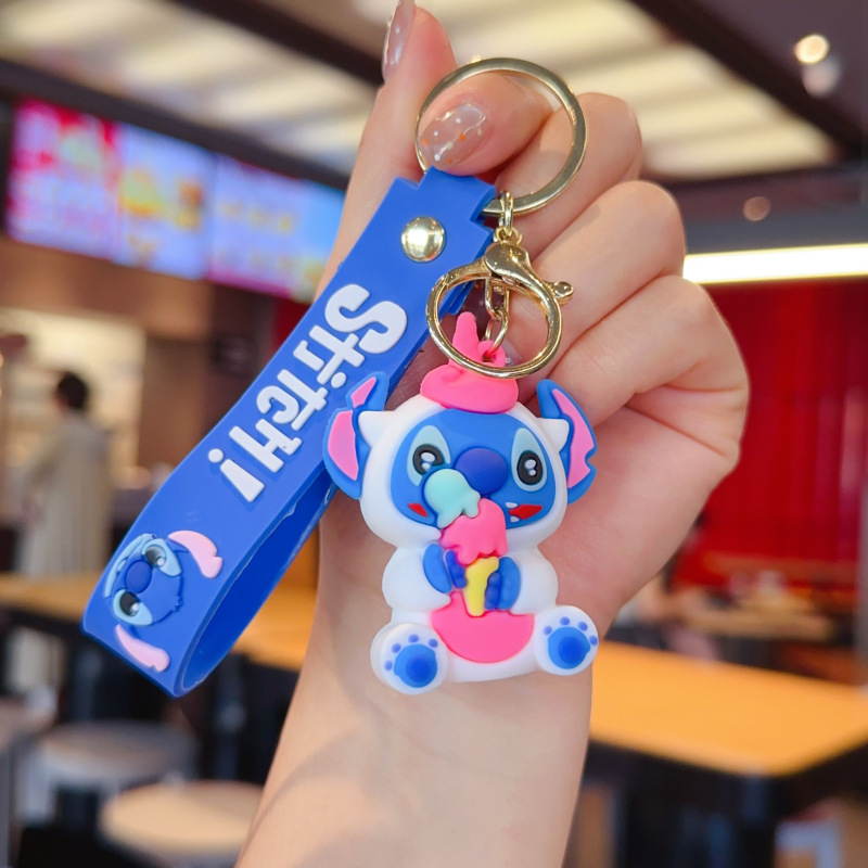 Карикатурна тенденция stilbe серия ключодържател висулка ключодържател за кола видео игра град изискан малък подарък на едро