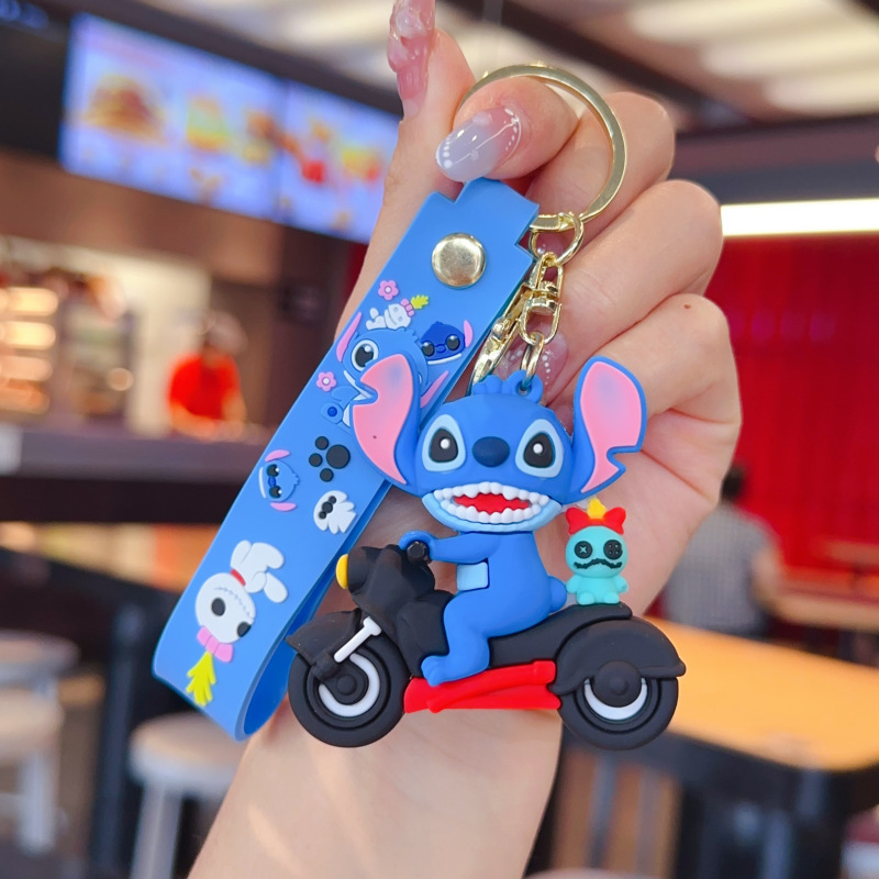 Карикатурна тенденция stilbe серия ключодържател висулка ключодържател за кола видео игра град изискан малък подарък на едро