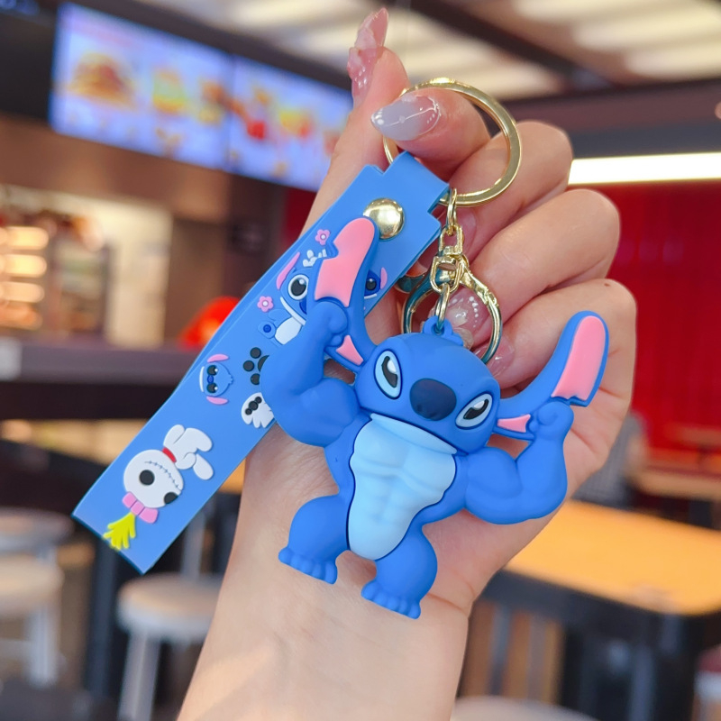 Карикатурна тенденция stilbe серия ключодържател висулка ключодържател за кола видео игра град изискан малък подарък на едро