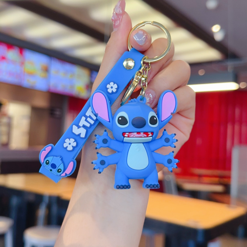 Карикатурна тенденция stilbe серия ключодържател висулка ключодържател за кола видео игра град изискан малък подарък на едро