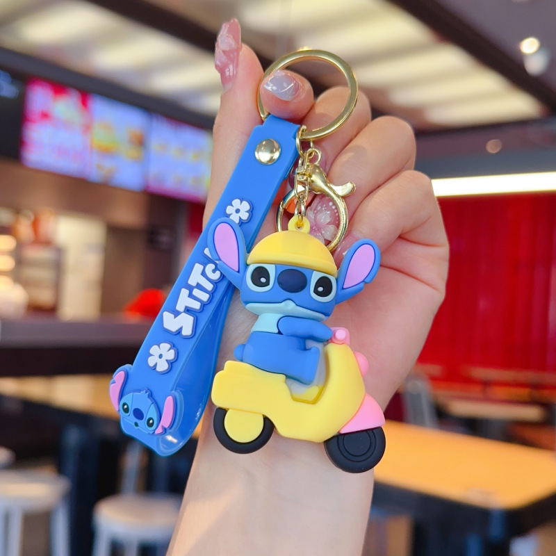 Карикатурна тенденция stilbe серия ключодържател висулка ключодържател за кола видео игра град изискан малък подарък на едро