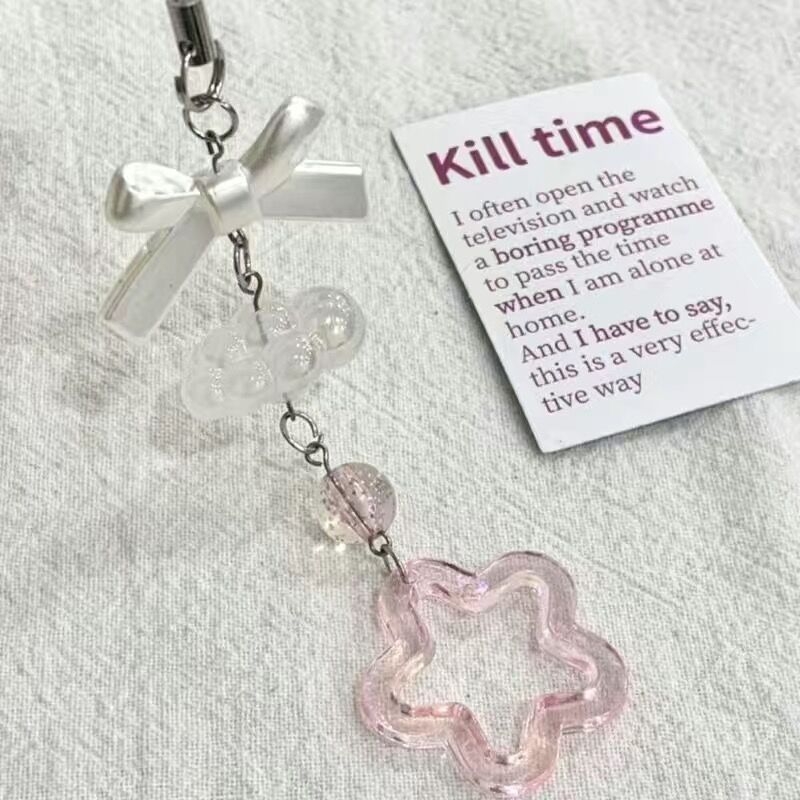 [Rulluisukingad] helmestega ripats käsitöö võtmehoidja armsad aksessuaarid kaart raamat pastakas kott kott rippuv kingitus