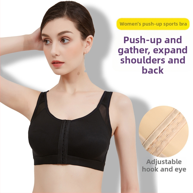 Výrobcovia cezhraničnej európskej a americkej nadrozmernej spodnej bielizne s prednou prackou, bez oceľového krúžku, nastaviteľná podprsenka, joga, beh, pohodlné