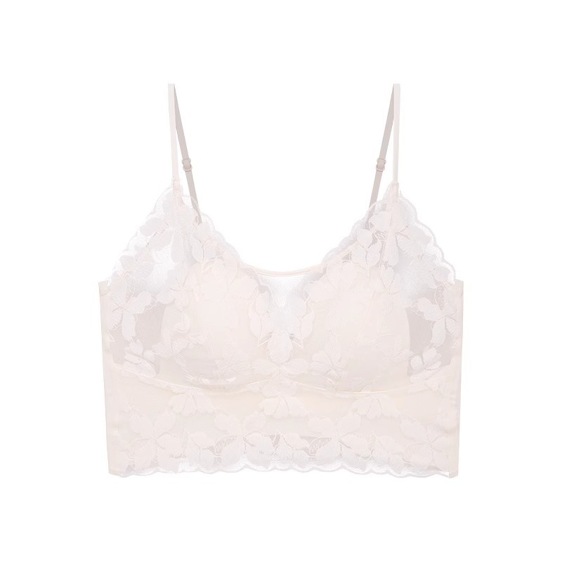 Pitsiline seksikas ilus seljatoruga rinnahoidja naistele suvine anti-light U-kujuline üliõhukese küüliku kõrvadega fikseeritud korviga korviga rinnahoidja