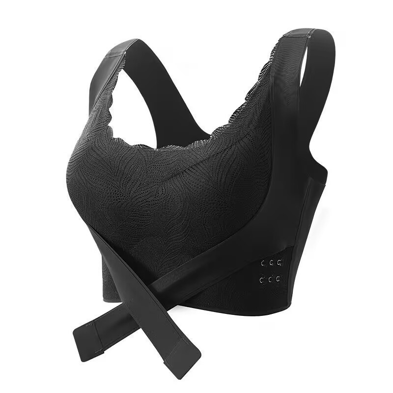 Vestă sport cu cataramă laterală din dantelă, rezistentă la șocuri, fără sudură, spate frumos, reglabil, yoga, fitness, lenjerie sport pentru femei