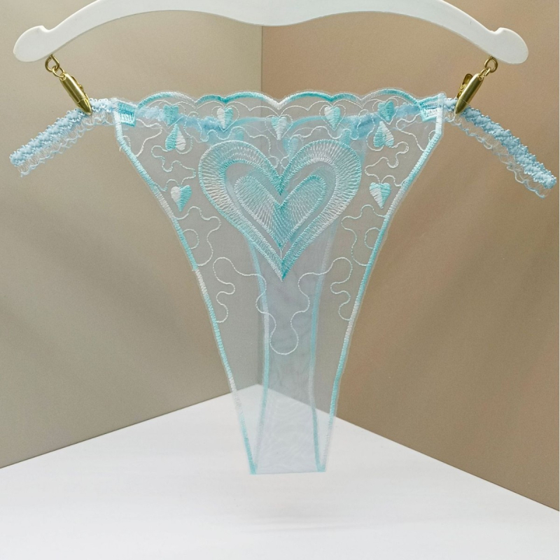 Γυναικείο σέξι κέντημα με δαντέλα και κοφτερή δαντέλα, διαφανές κέντημα με πλέγμα αγάπης και διασυνοριακό κέντημα