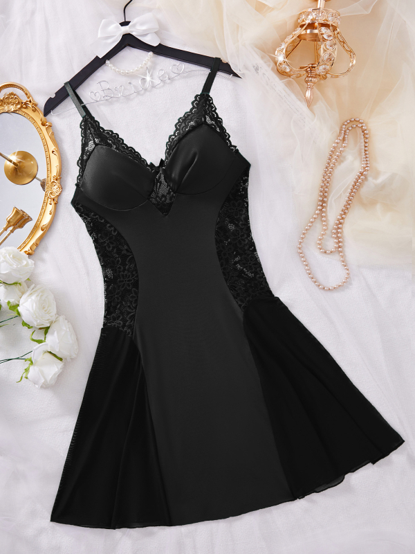 Europos ir Amerikos užsienio prekybos naujas seksualus apatinių fabrikas V formos iškirptės ploni nėriniuoti naktinukai, seksualūs karšti naktinukai