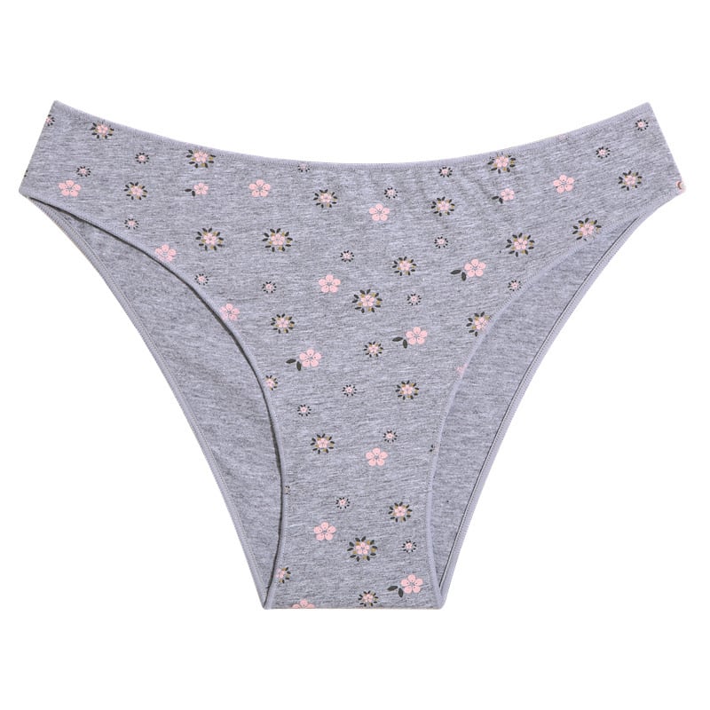 FINETOO lenjerie intimă pentru femei, mărimi europene, cu model floral mic, drăguț, sexy, confortabil