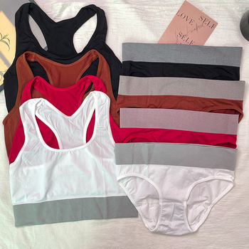 Euroopa ja Ameerika Ühendriikide piiriülene uus naiste õmblusteta rinnahoidja, spordivärvides sobiv pehme ja mugav Euroopa suuruses õmblusteta naisteülikond