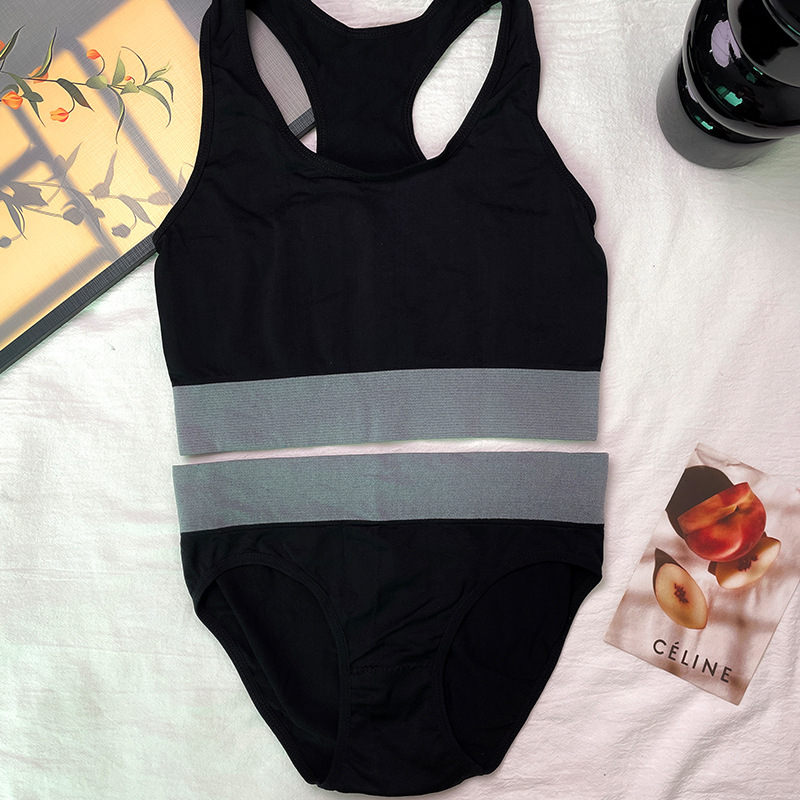 Euroopa ja Ameerika Ühendriikide piiriülene uus naiste õmblusteta rinnahoidja, spordivärvides sobiv pehme ja mugav Euroopa suuruses õmblusteta naisteülikond