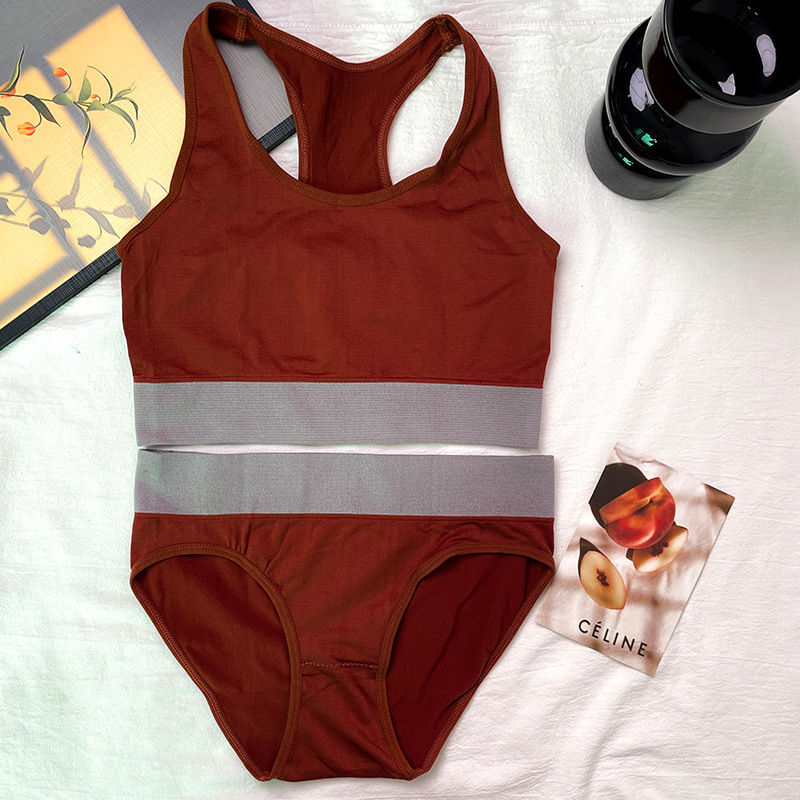 Euroopa ja Ameerika Ühendriikide piiriülene uus naiste õmblusteta rinnahoidja, spordivärvides sobiv pehme ja mugav Euroopa suuruses õmblusteta naisteülikond