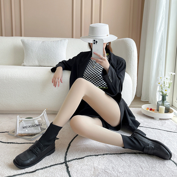 S422 téli plus bársonyból bélelt új nejlon könnyű leggings karcsúsított egyrészes melegítő nadrág 500g