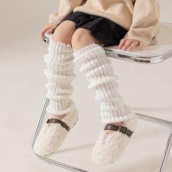 2025 Nou Set de șosete peste genunchi pentru copii, primăvară și vară, cu dungi verticale, tricotate, genunchiere, respirabile, șosete pentru fete