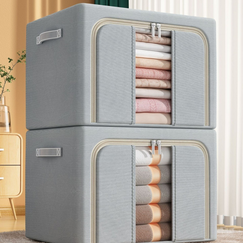 Hunnikalakujuline riiete hoiukast, koduriidekapi kokkupandav hoiukast sisseehitatud PP-plaadiga, suure mahutavusega riiete korraldaja