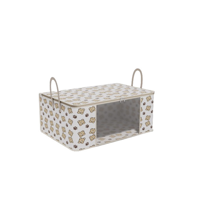 Dėžė drabužiams, buitiniams audiniams, antklodžių laikymo krepšys, atsparus dulkėms, permatomas langas, didelės talpos drabužių laikymo dėžė