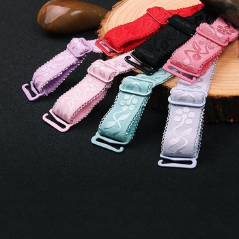 Curea de umăr elastică înlocuibilă, prelungită și lărgită, lenjerie intimă, reglabilă, curea de umăr anti-alunecare, curea din pânză pentru sutien