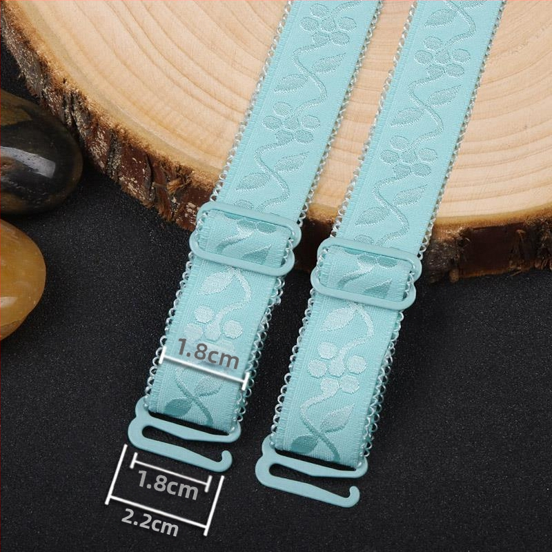 Curea de umăr elastică înlocuibilă, prelungită și lărgită, lenjerie intimă, reglabilă, curea de umăr anti-alunecare, curea din pânză pentru sutien