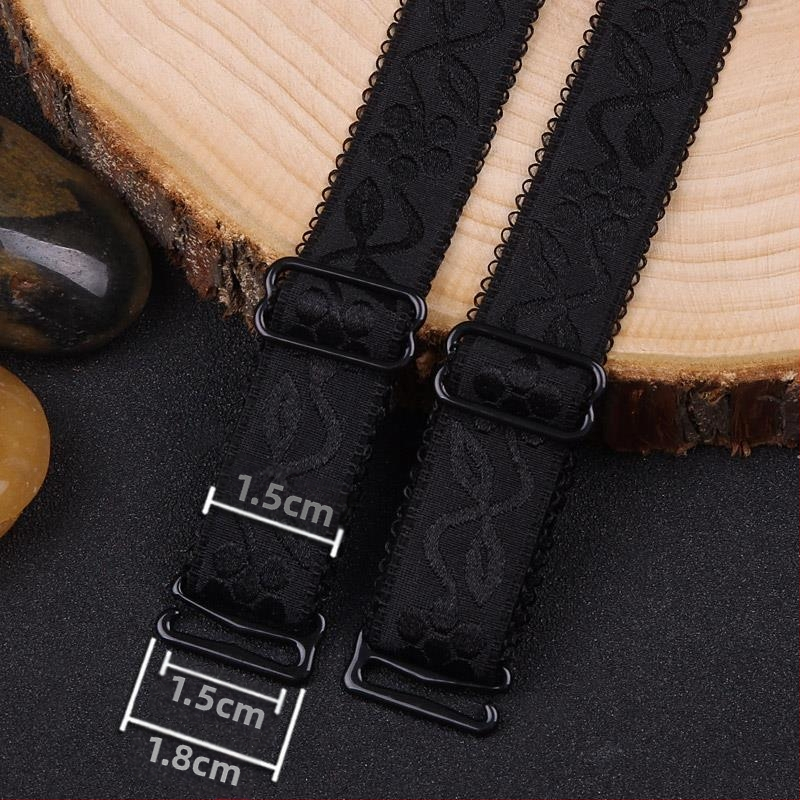 Curea de umăr elastică înlocuibilă, prelungită și lărgită, lenjerie intimă, reglabilă, curea de umăr anti-alunecare, curea din pânză pentru sutien