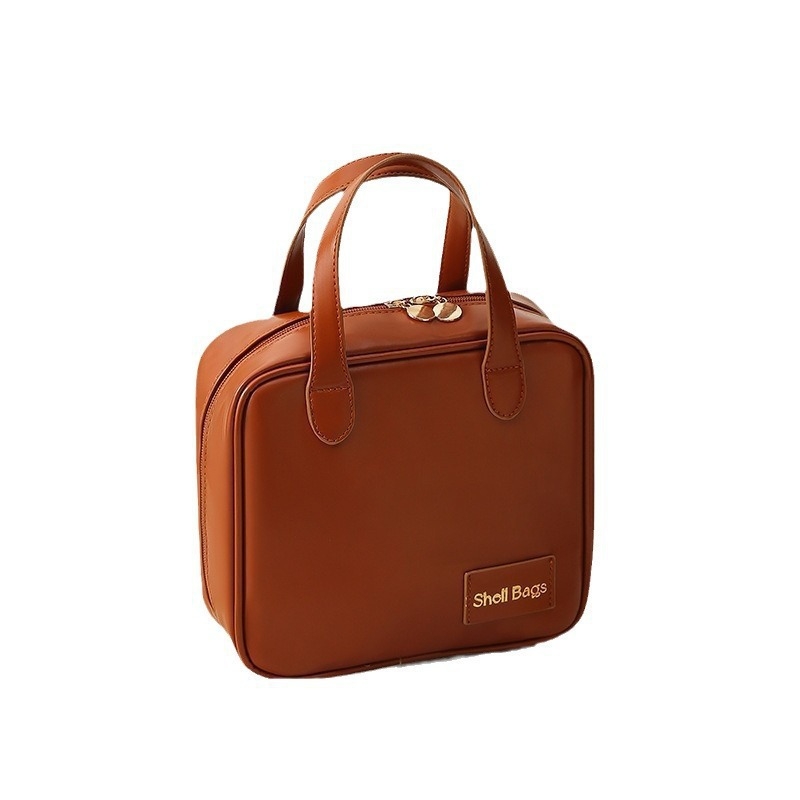 Jauna pārnēsājama kosmētikas soma, kvadrātveida, lielas ietilpības, ūdensizturīga kosmētikas uzglabāšanas soma, kosmētikas soma, izskatīga