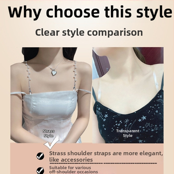 Φόρεμα με λουράκι ώμου με αλυσίδα, φούστα, ρυθμιζόμενο ανταλλακτικό, εκτεθειμένος σωλήνας, στήθος, στρας, αξεσουάρ, ρούχα, λουράκι με μαργαριτάρια