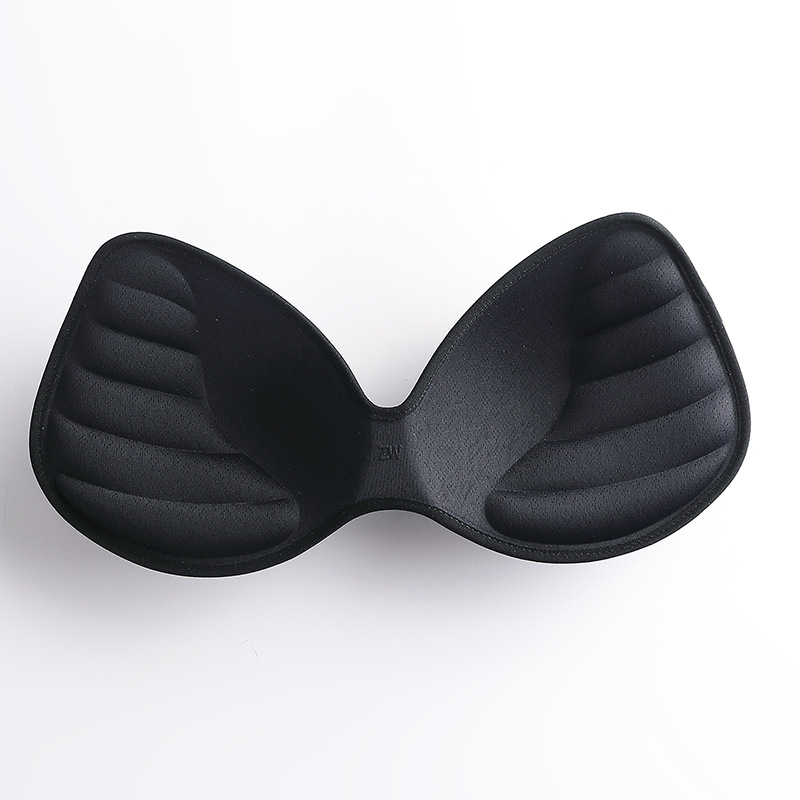 3 cm storio latekso krūtinės įklotas, laisvo dydžio, plius dydžio, vientisas, padalintas Q tipo elastingas, itin stiprus, atsistumiamas nugaros sportinių apatinių įdėklas.