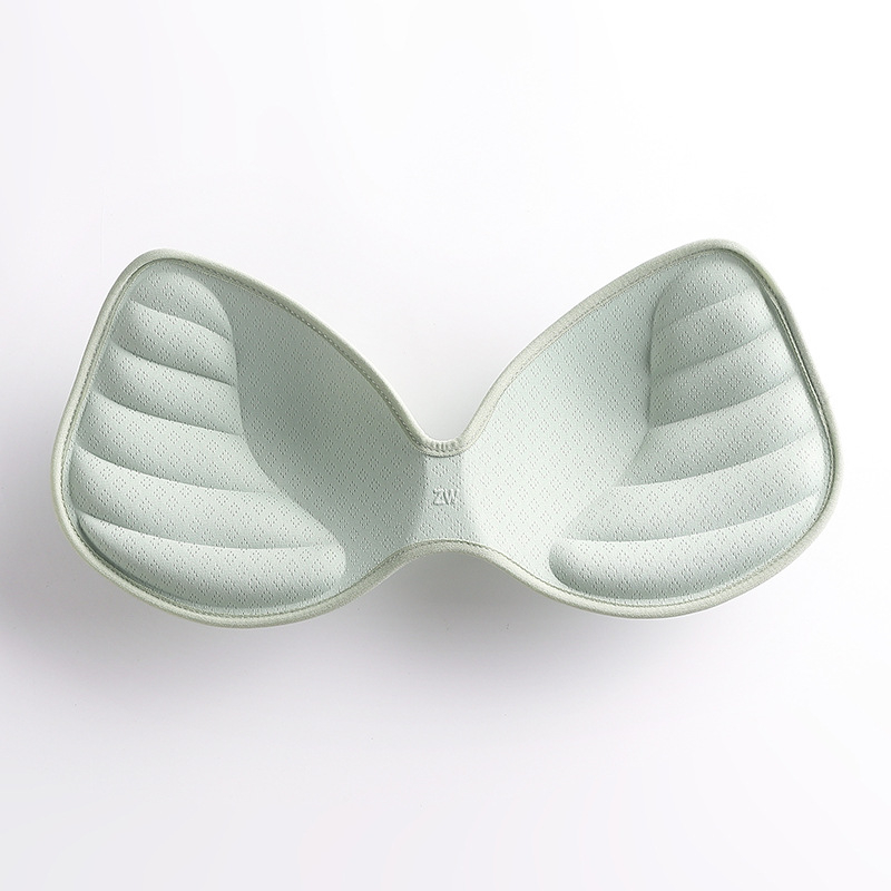 3 cm storio latekso krūtinės įklotas, laisvo dydžio, plius dydžio, vientisas, padalintas Q tipo elastingas, itin stiprus, atsistumiamas nugaros sportinių apatinių įdėklas.