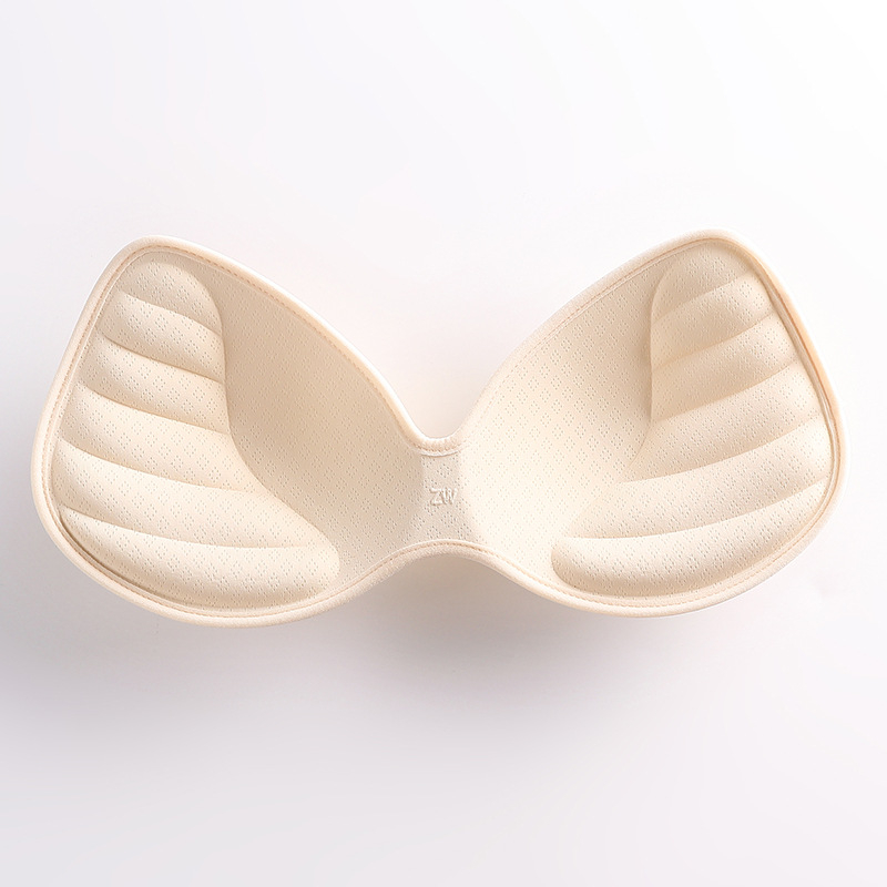 3 cm storio latekso krūtinės įklotas, laisvo dydžio, plius dydžio, vientisas, padalintas Q tipo elastingas, itin stiprus, atsistumiamas nugaros sportinių apatinių įdėklas.