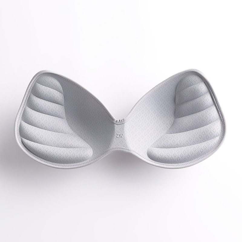 3 cm storio latekso krūtinės įklotas, laisvo dydžio, plius dydžio, vientisas, padalintas Q tipo elastingas, itin stiprus, atsistumiamas nugaros sportinių apatinių įdėklas.