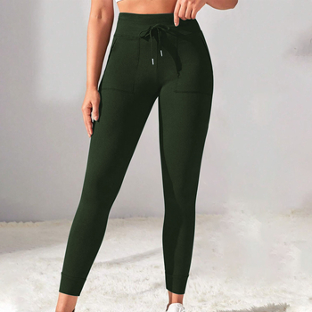 Guangdong Source Factory Európske a americké oblečenie na jogu Ležérne nohavice na jogu Dámske úzke bežecké strečové fitness nohavice