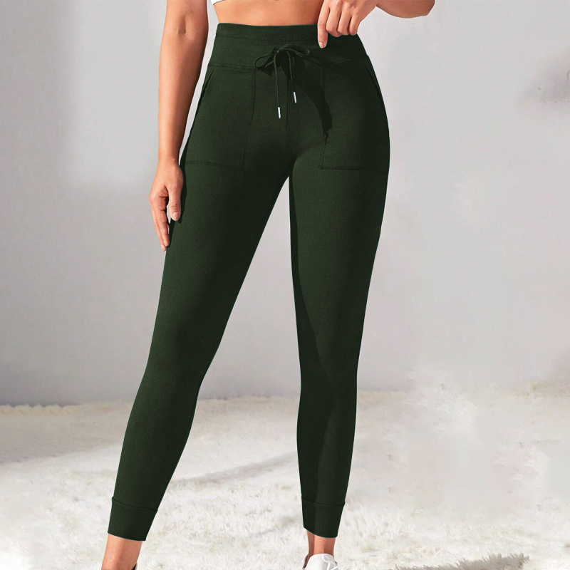 Guangdong Source Factory Európske a americké oblečenie na jogu Ležérne nohavice na jogu Dámske úzke bežecké strečové fitness nohavice