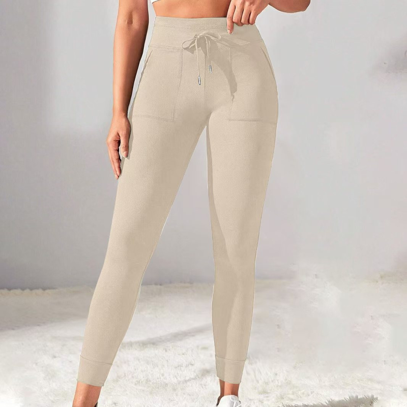 Guangdong Source Factory Európske a americké oblečenie na jogu Ležérne nohavice na jogu Dámske úzke bežecké strečové fitness nohavice