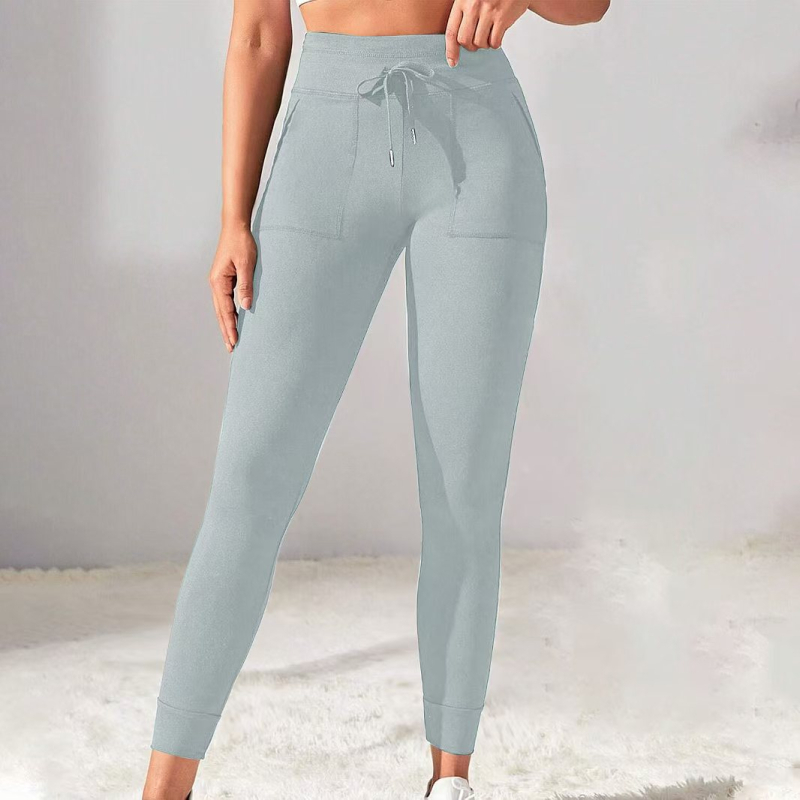 Guangdong Source Factory Európske a americké oblečenie na jogu Ležérne nohavice na jogu Dámske úzke bežecké strečové fitness nohavice