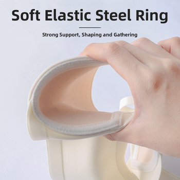 Õmblusteta pehmest terasest rõngasrinnahoidja naistele, õhukesed, suured rinnad, väikesed rinnad, push-up, lõtvumisvastane, reguleeritav, mugav push-up rinnahoidja