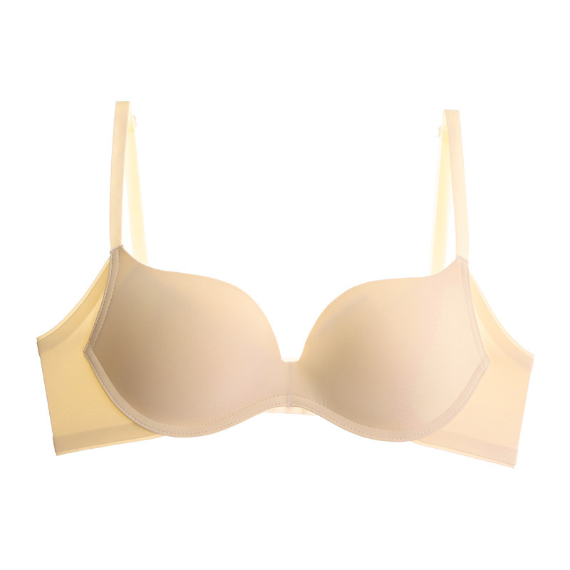 Õmblusteta pehmest terasest rõngasrinnahoidja naistele, õhukesed, suured rinnad, väikesed rinnad, push-up, lõtvumisvastane, reguleeritav, mugav push-up rinnahoidja