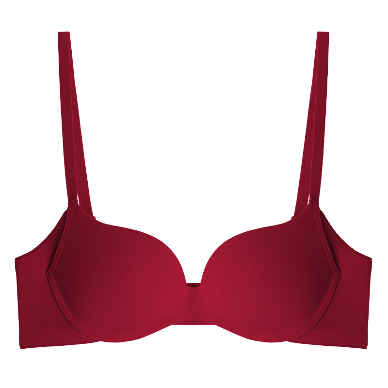 Õmblusteta pehmest terasest rõngasrinnahoidja naistele, õhukesed, suured rinnad, väikesed rinnad, push-up, lõtvumisvastane, reguleeritav, mugav push-up rinnahoidja