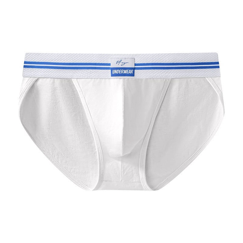 Σέξι ανδρικό στενό πλαϊνό ψηλό πιρούνι μονής στρώσης καβάλο, αναπνεύσιμο, απορροφητικό ιδρώτα, νεανικό εσώρουχο μεγάλων μεγεθών από καθαρό βαμβάκι με μεγάλες τσέπες